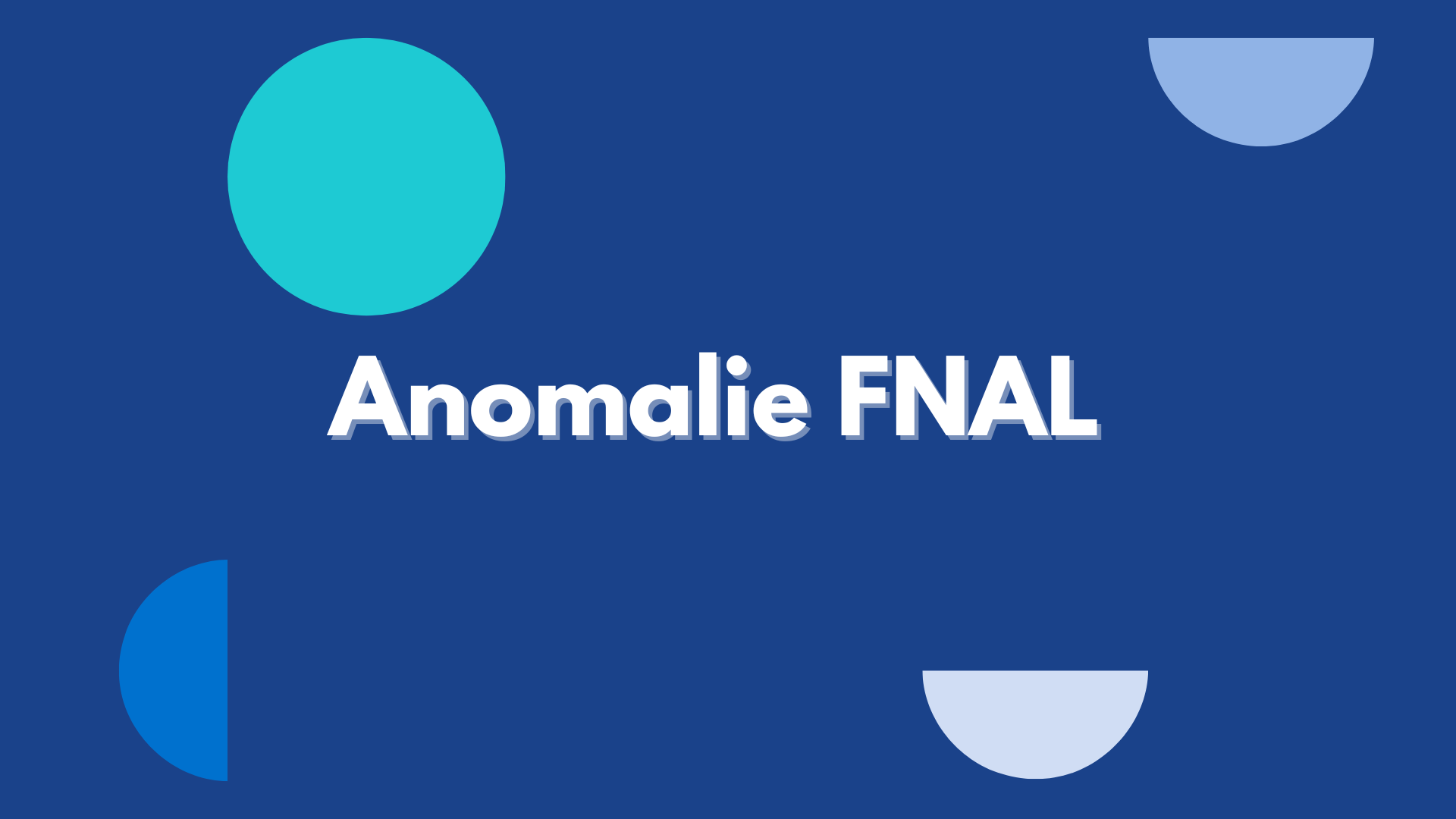 Anomalie FNAL